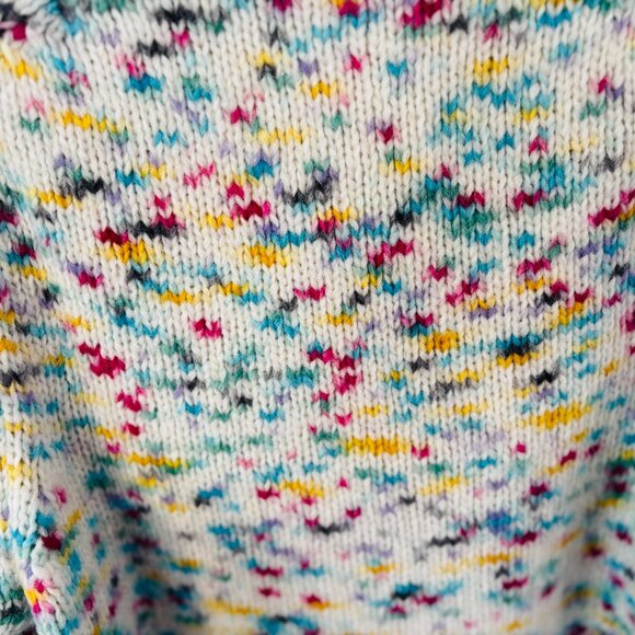 LIKE NEW | White + Warren | Alpaca Blend Watercolor Cardigan Sweater | small - Picture 3 of 5